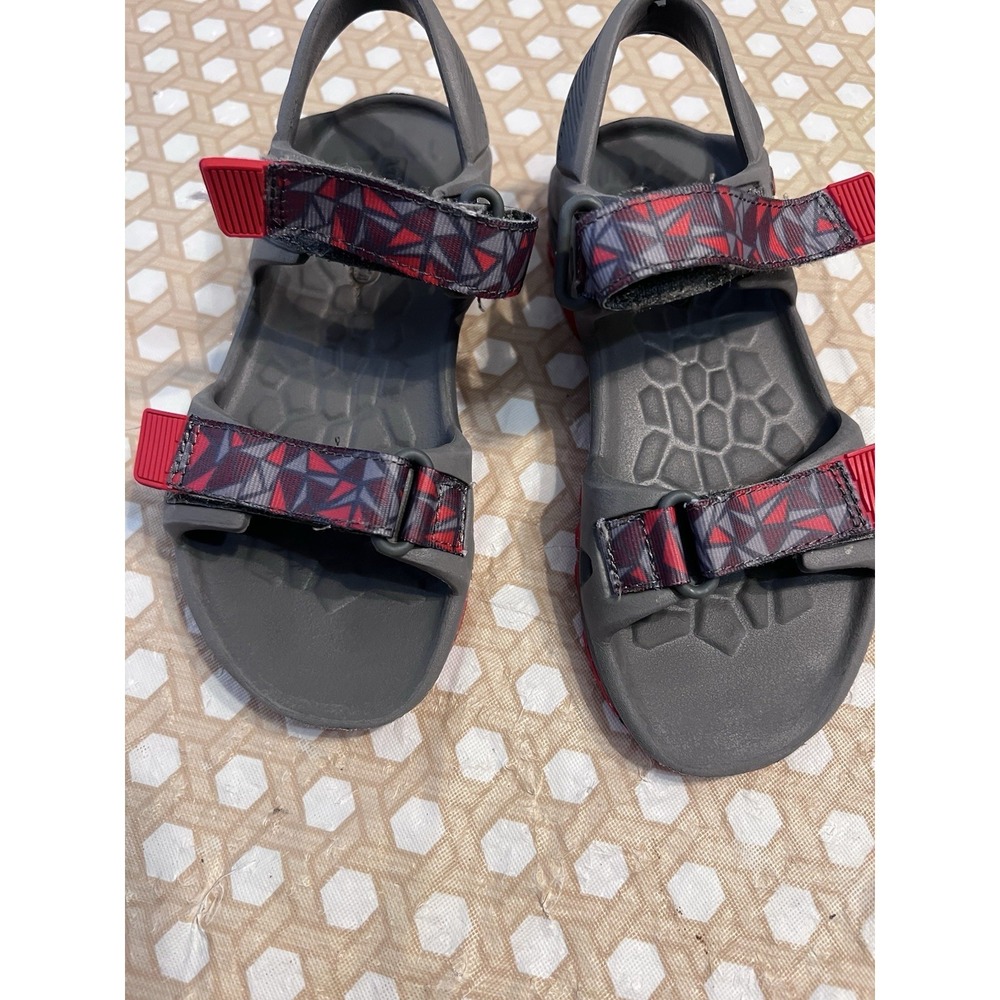 Merrell Hydro Drift Sport Sandals Boy's  Size‎ 12 Grey/ Camo Strap Shoes